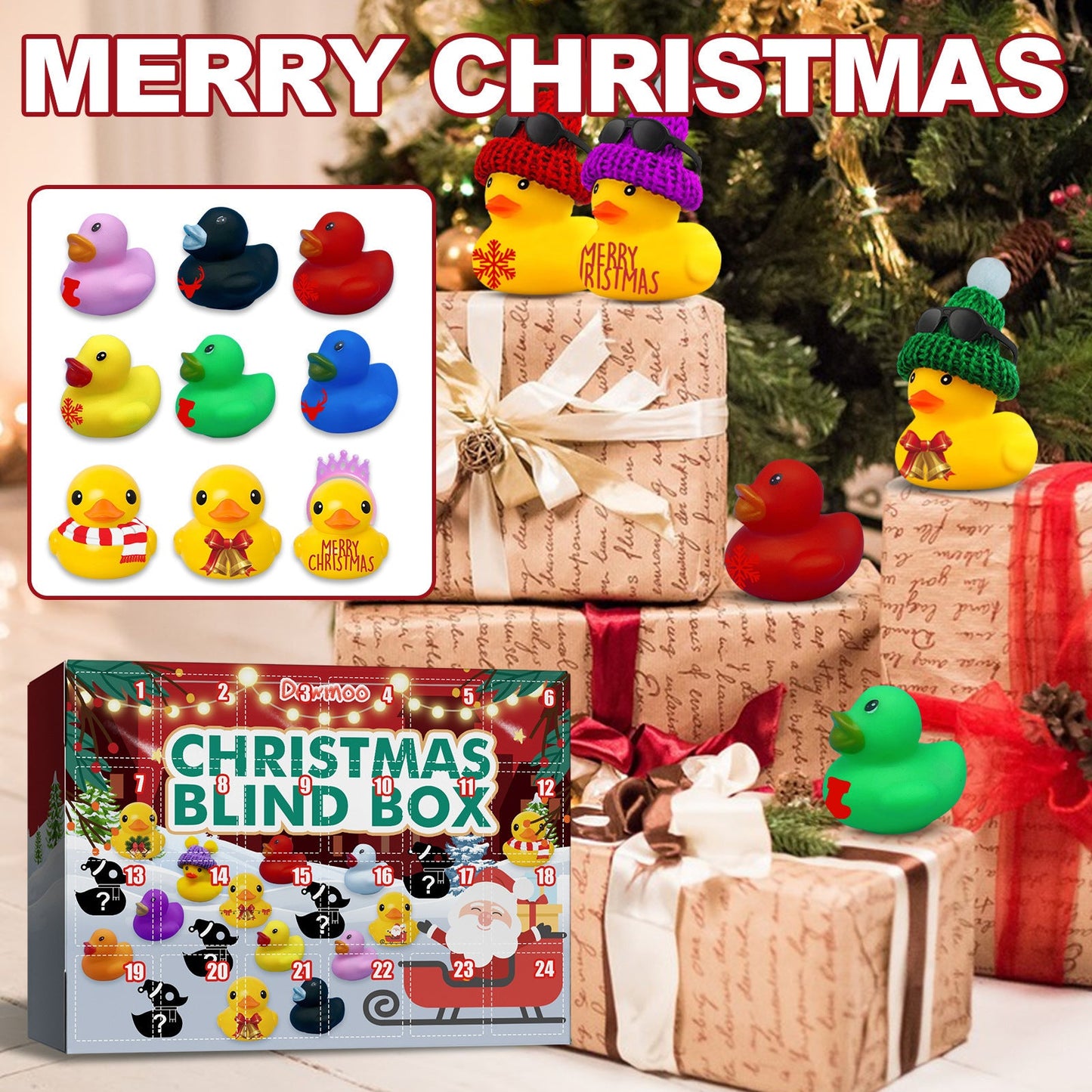 Christmas Rubber Duck Advent Calendar