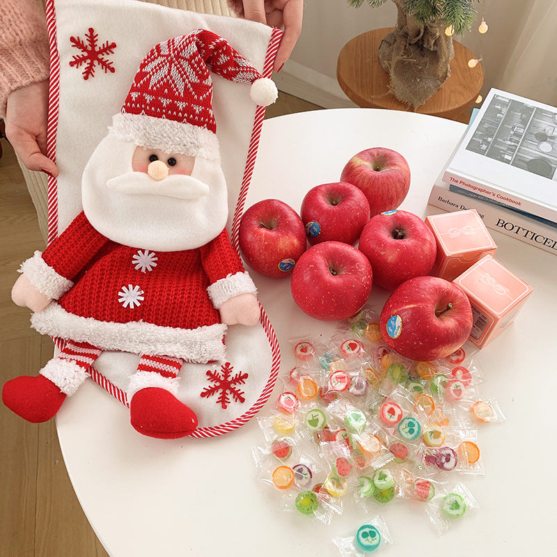 18" Christmas Stocking Classic Large Stockings Santa, Snowman