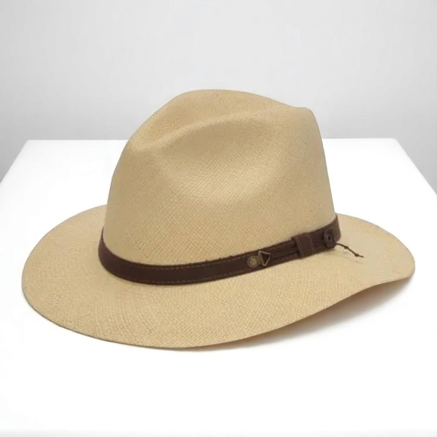 Can be rolls up for packing | Ecuador Straw Panama Hat