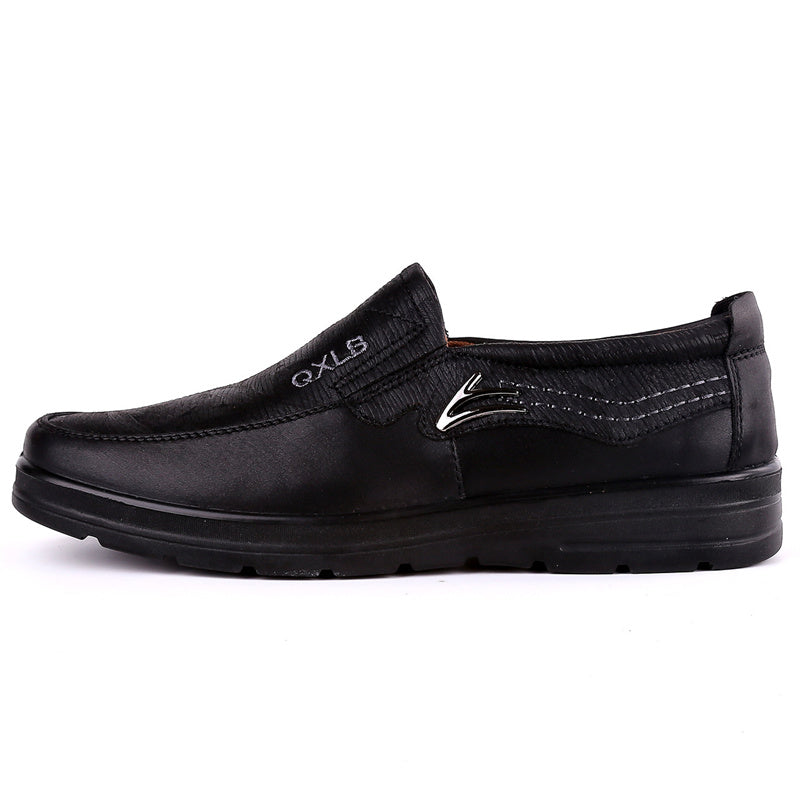 (⏰Last day 40% OFF🔥)Men's Genuine Leather Breathable Lightweight Slip-On Orthopedic Walking Shoes