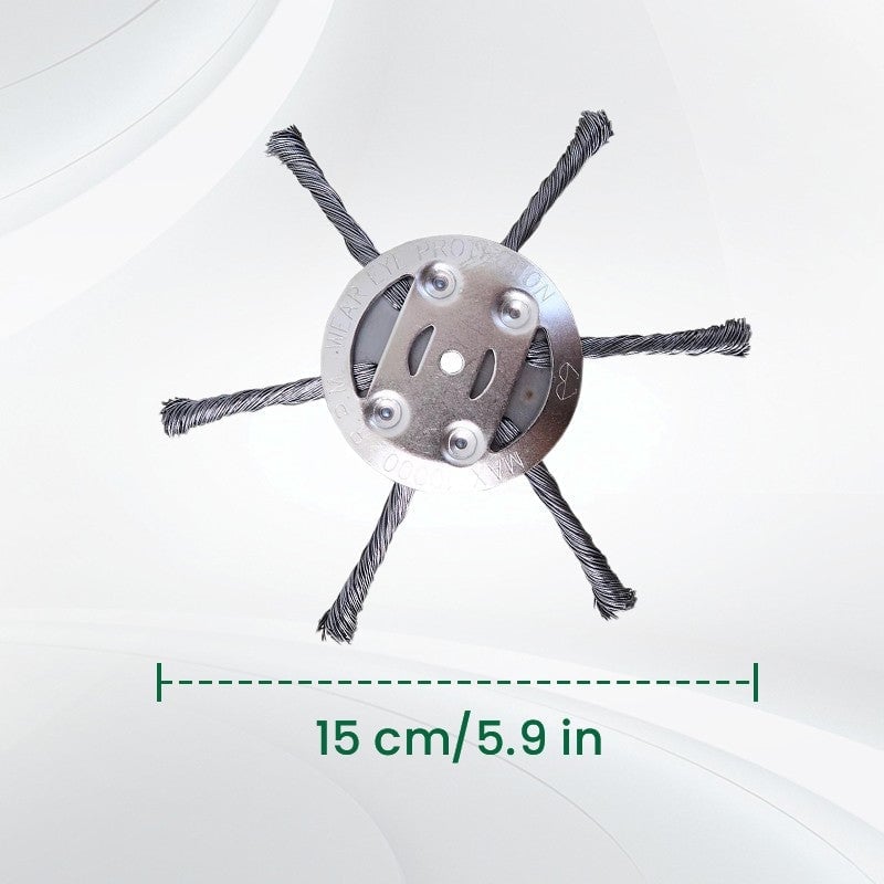 š„BUY 2 GET 1 FREEšØāš¾6 inch Steel Wire Brush Cutter Trimmer Head