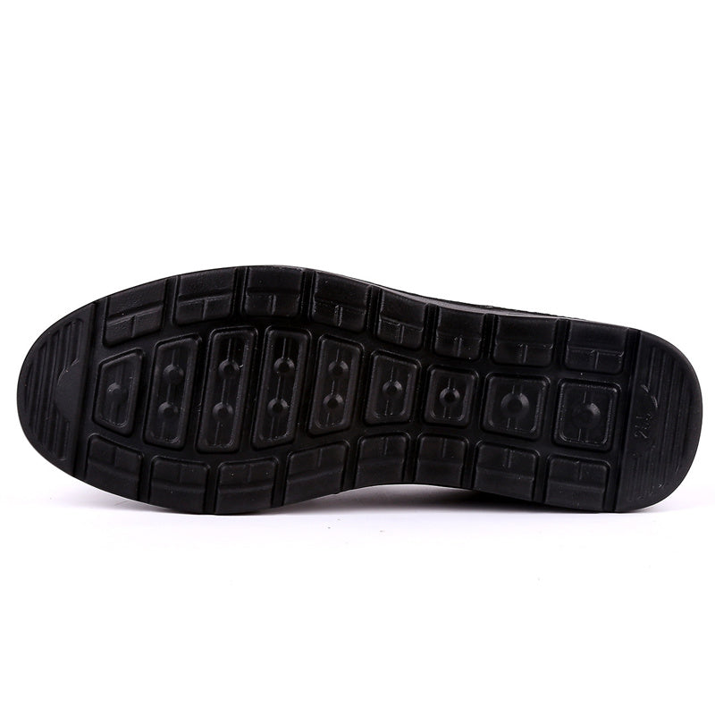 (⏰Last day 40% OFF🔥)Men's Genuine Leather Breathable Lightweight Slip-On Orthopedic Walking Shoes