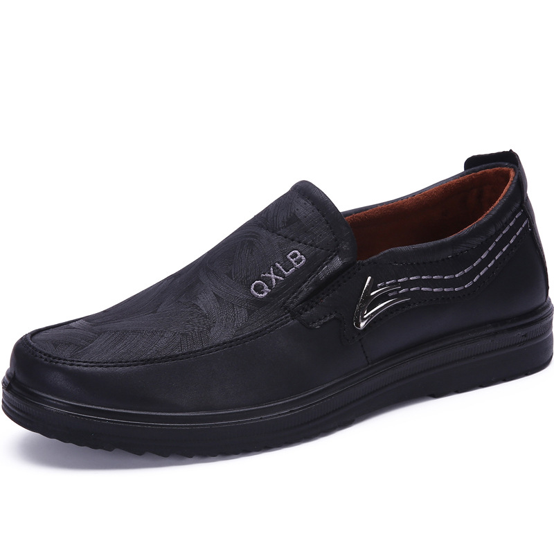 (⏰Last day 40% OFF🔥)Men's Genuine Leather Breathable Lightweight Slip-On Orthopedic Walking Shoes