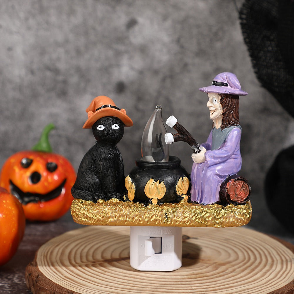 🎃Spooky and Cute Bonfire Ghost Night Light👻🔥