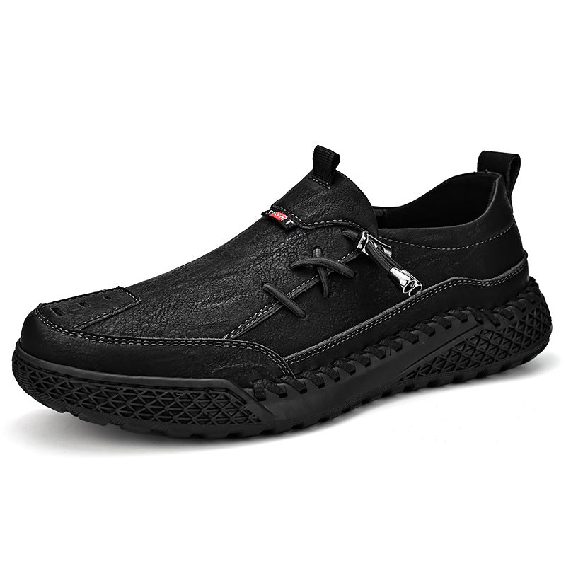 Behavory™⏰Promotion - 70% OFF🔥Men's Handmade Genuine Leather Glue-Free Slip-on Orthopedic Shoes