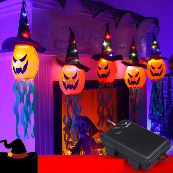 🎃 Halloween Ghost Flashing Light ( 5pcs/Set)👻