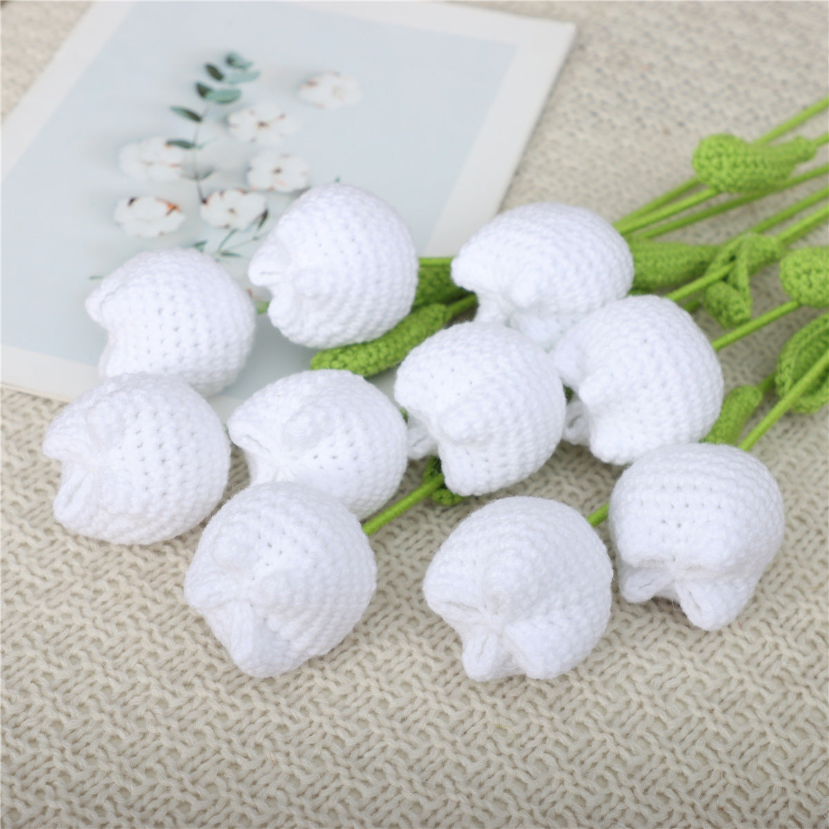 🌸Mother's Day Hot Sale -Crochet tulip flowers bouquet🎁