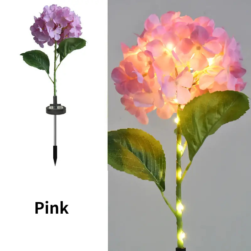 🔥Hot Sale-59% OFF🔥Outdoor Solar Hydrangea Flower Lights