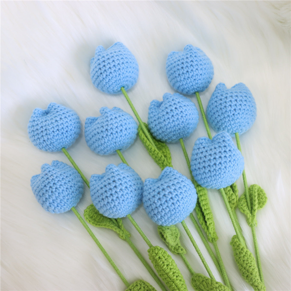 🌸Mother's Day Hot Sale -Crochet tulip flowers bouquet🎁