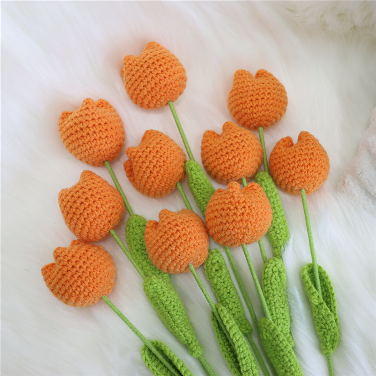 🌸Mother's Day Hot Sale -Crochet tulip flowers bouquet🎁