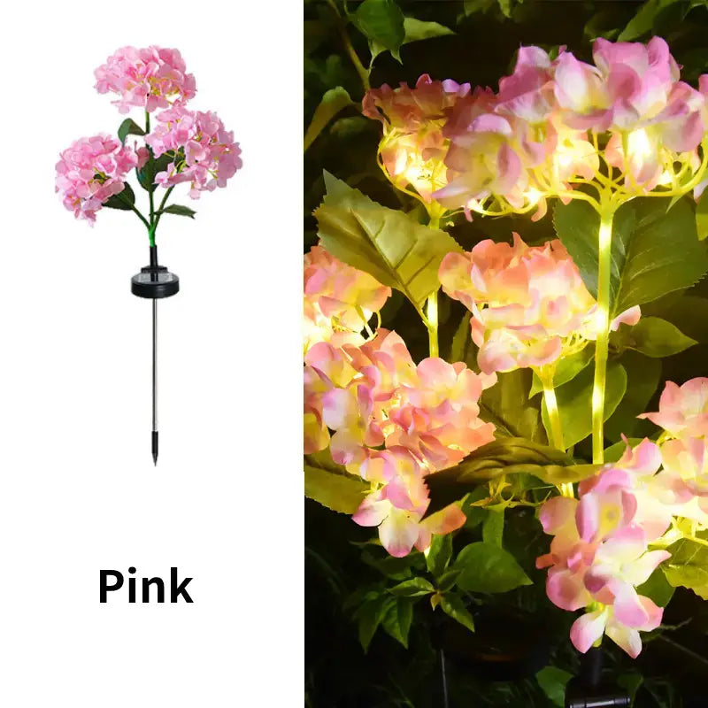 🔥Hot Sale-59% OFF🔥Outdoor Solar Hydrangea Flower Lights