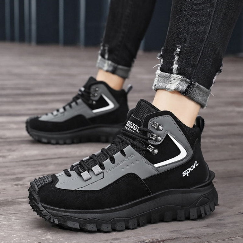 ⏰LAST DAY-70% OFF🛒)Men's Outdoor Hiking Boots - Waterproof, Non-Slip, Puncture-Proof And Smash-Proof;