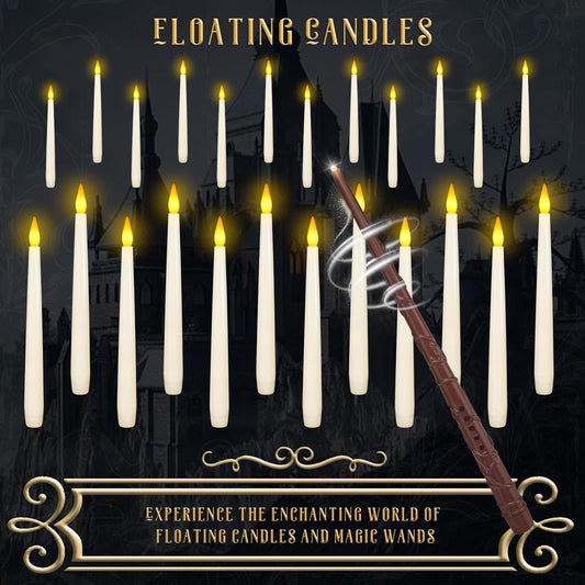 🧙Flameless Floating Candle Lights✨