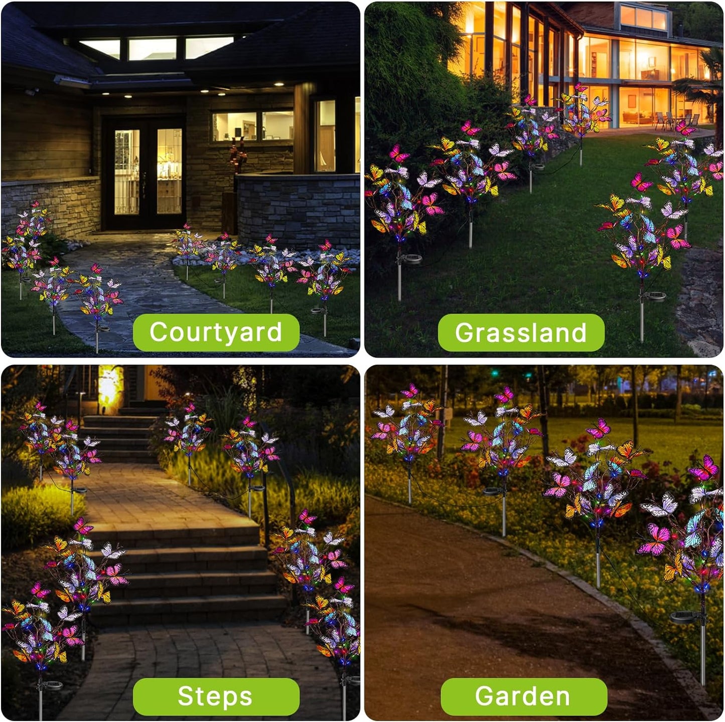 💥Hot Sale- 49% OFF🔥Solar Outdoor Butterfly Lights🦋
