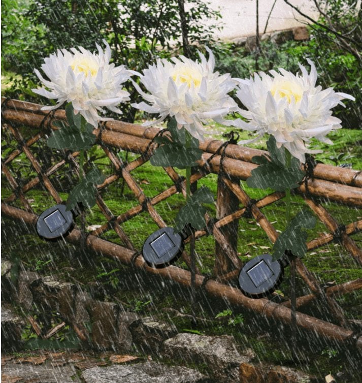 🔥Hot Sale-49% OFF🔥Outdoor Solar Chrysanthemum Garden Light✨