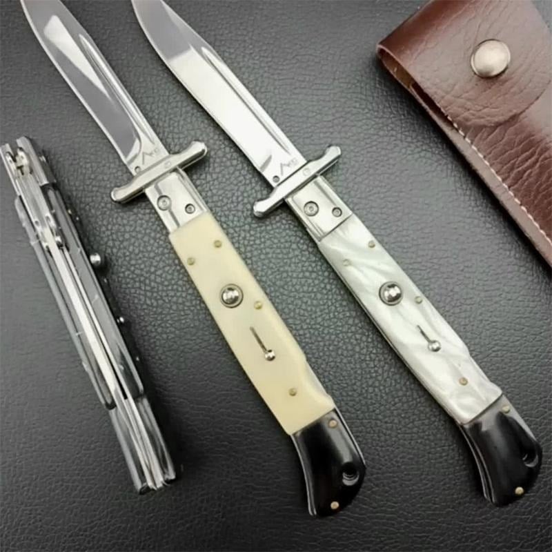 ⚡Last Day 70% OFF丨440C Stainless Steel Outdoor Folding Knife 4.1-Inch with Durable Shell Resin Handle