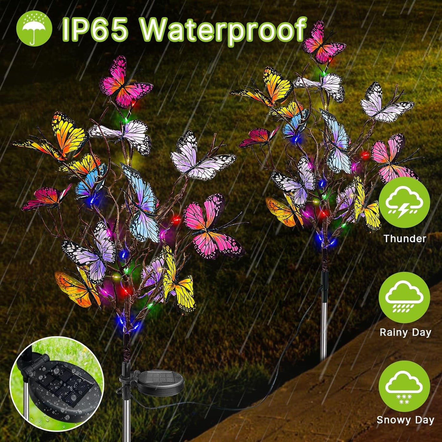 💥Hot Sale 🔥Solar Outdoor Butterfly Lights🦋
