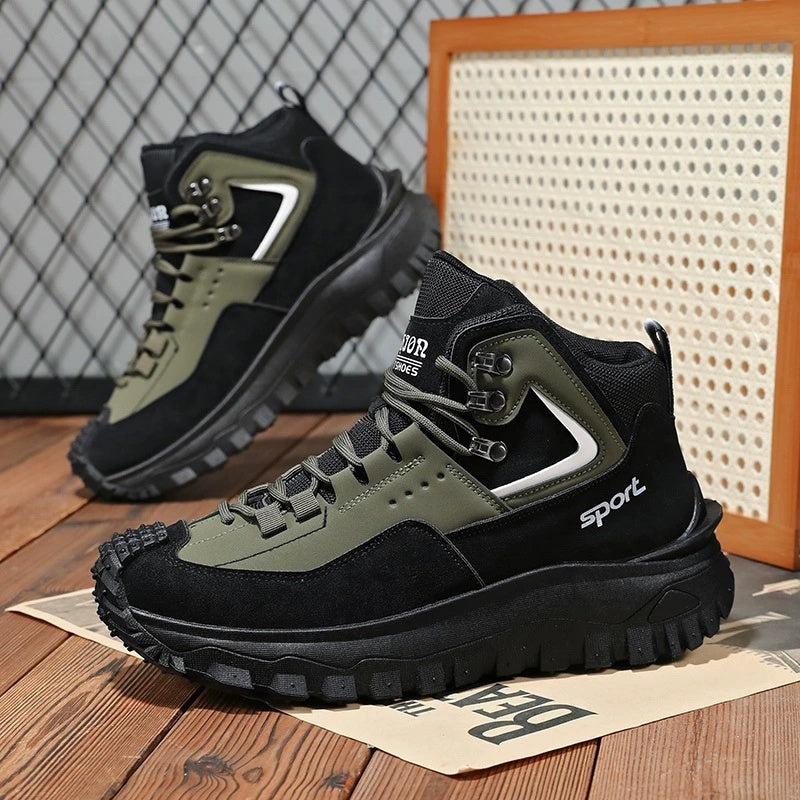⏰LAST DAY-70% OFF🛒)Men's Outdoor Hiking Boots - Waterproof, Non-Slip, Puncture-Proof And Smash-Proof;