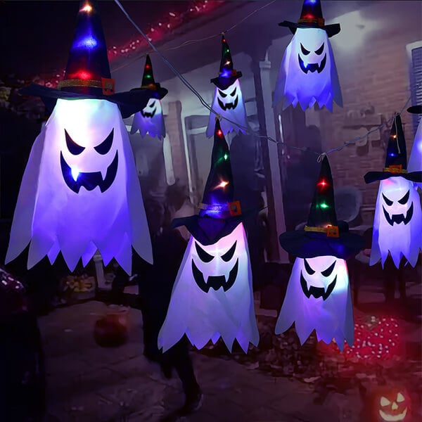 🎃 Halloween Ghost Flashing Light ( 5pcs/Set)👻