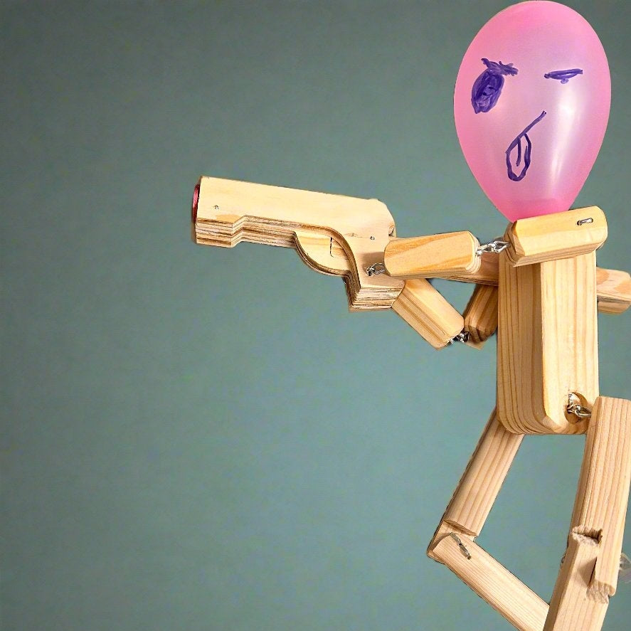 🎉Last Day Promotion 49% OFF🎁 Handcrafted Wooden SHOOTING Puppets