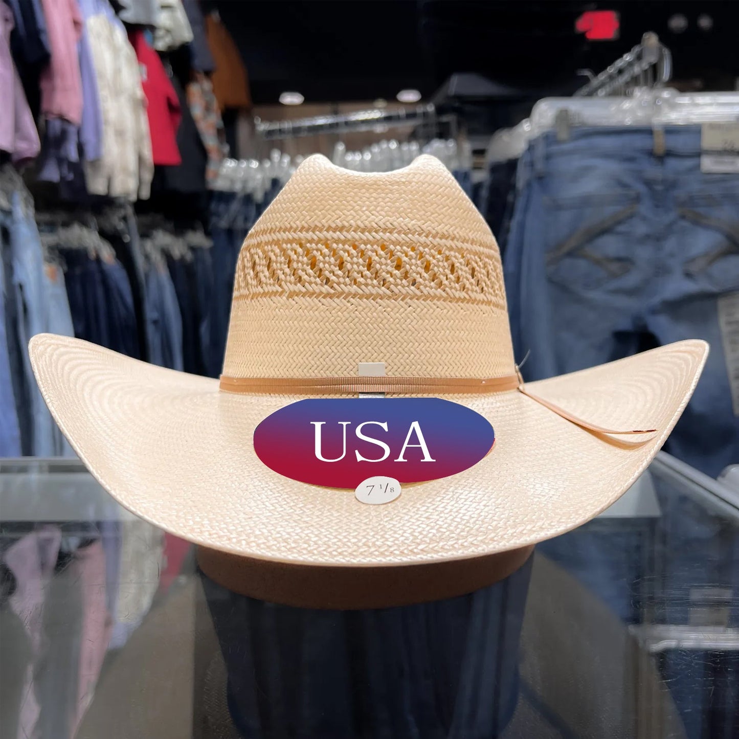 Resistol Men's 20X Wildfire Straw Hat, Natural Tan