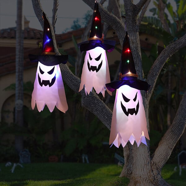 🎃 Halloween Ghost Flashing Light ( 5pcs/Set)👻
