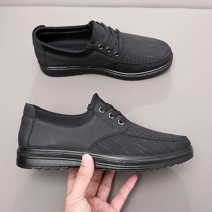 Men's Breathable Lightweight Lace Up Loafers Walking Shoes