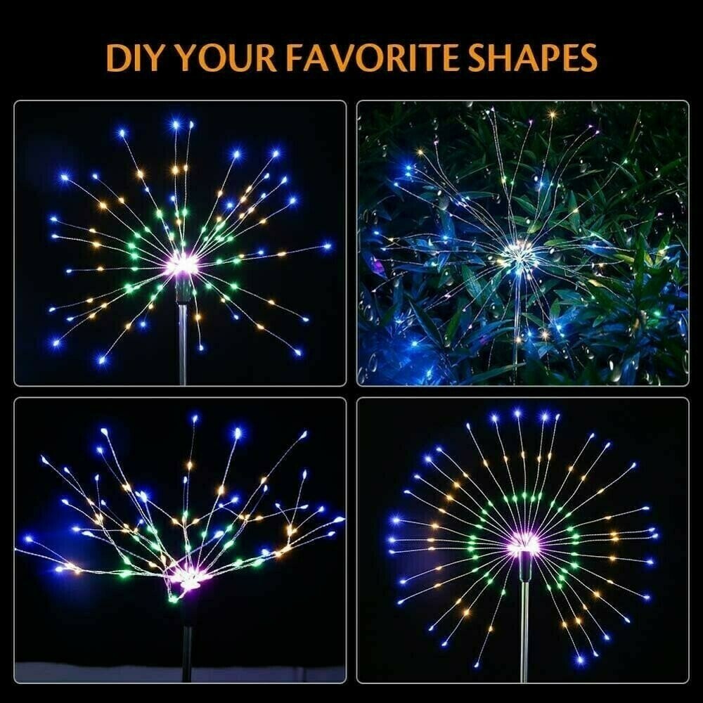 🔥Hot Sale-49% OFF🔥Outdoor Solar Fireworks Light✨