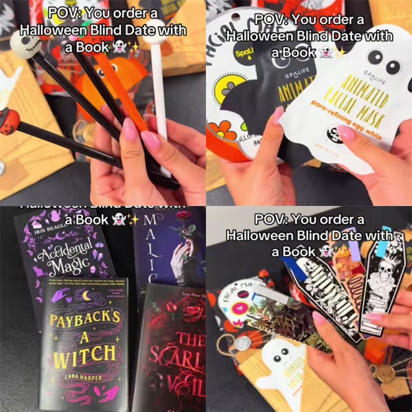 🔥Last Day 50% OFF -🎃Halloween Witch Blind Date with a Book🎁