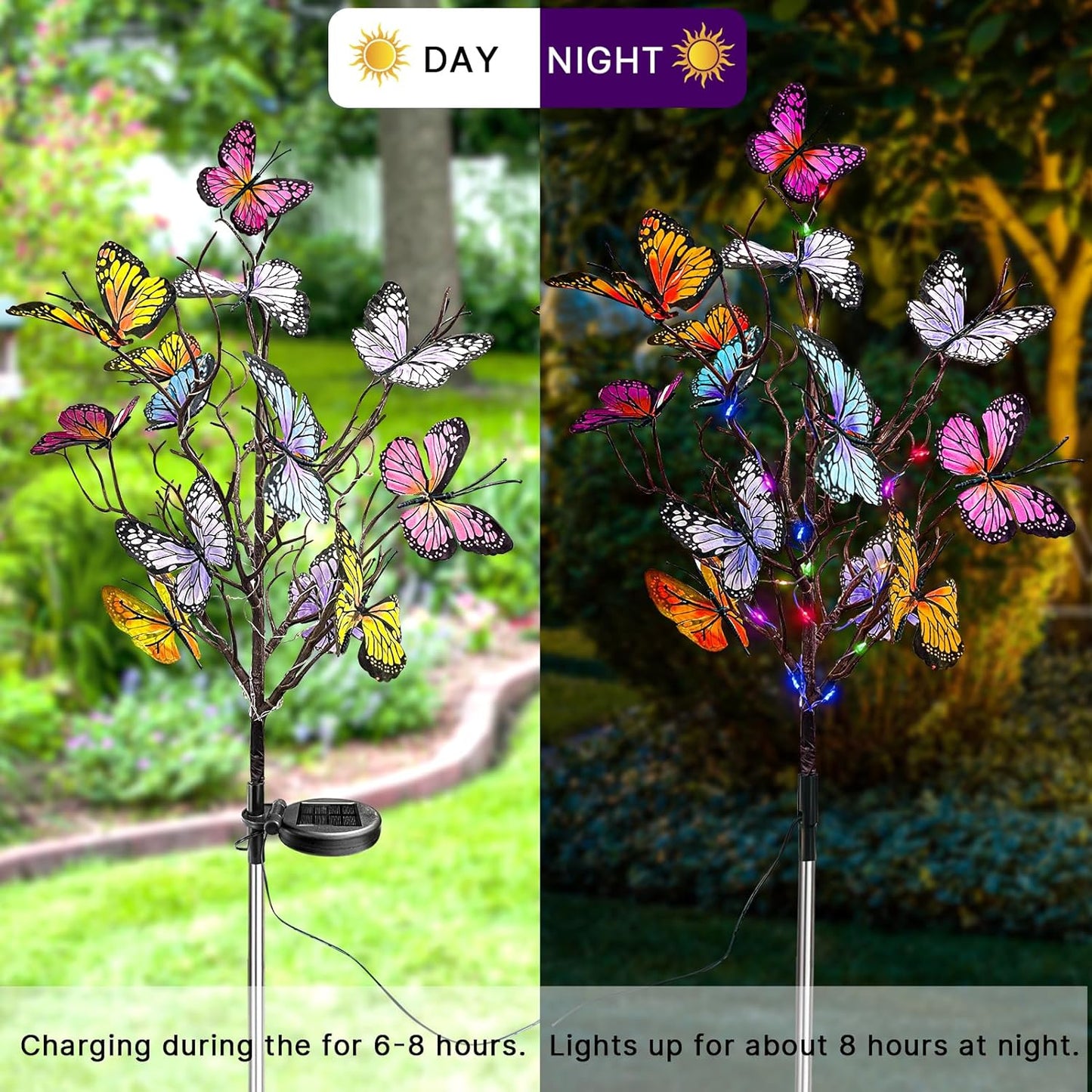 💥Hot Sale- 49% OFF🔥Solar Outdoor Butterfly Lights🦋