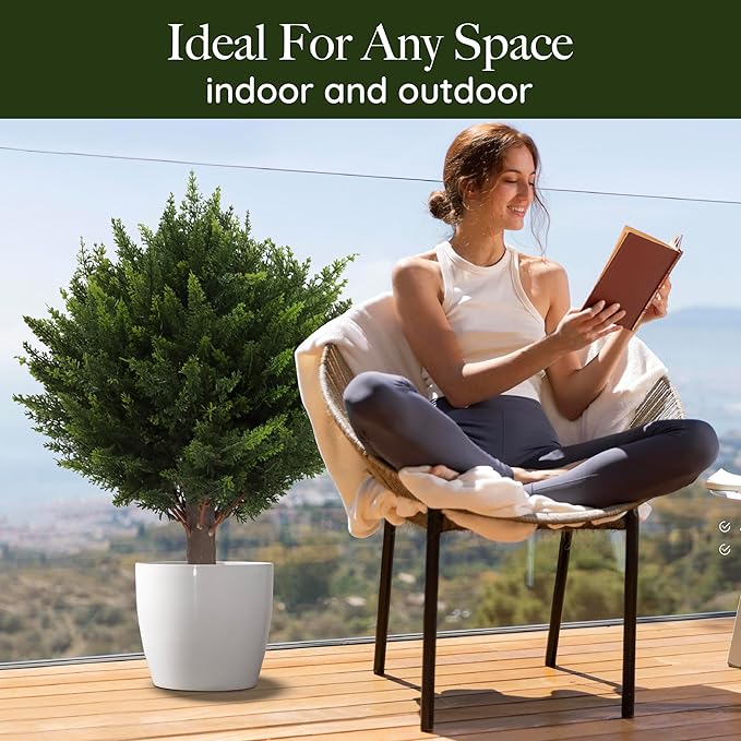 💥Summer Hot Sale🔥UV Resistant Artificial Cedar Topiary Tree🌲