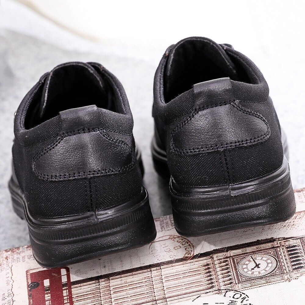 Men's Casual Canvas Shoes Waterproof Orthopedic Walking Shoes