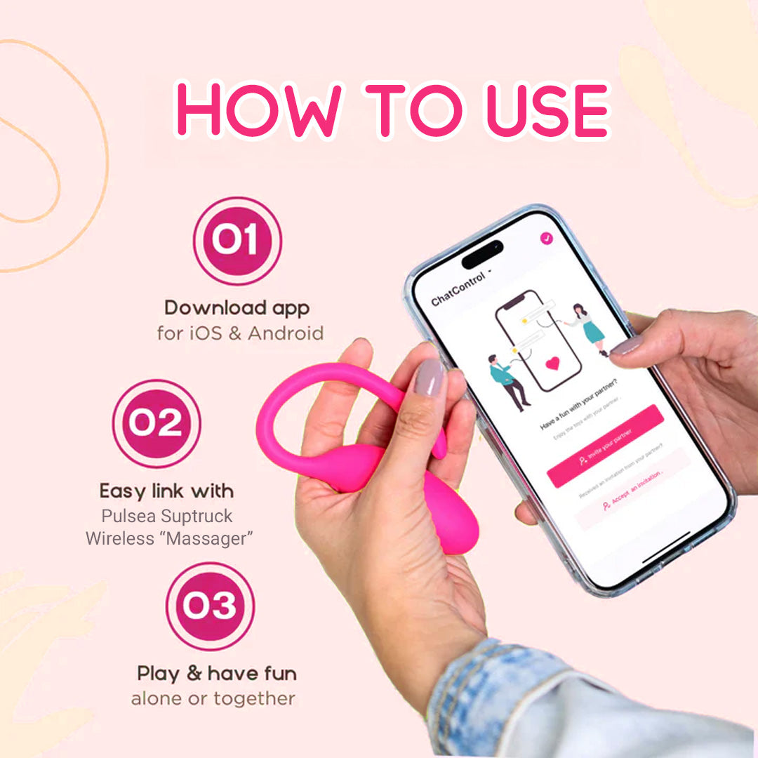 💥 Limited 2025, 70% ️DISCOUNT 💦 PULSEA Suptruck X15 Wireless Massager 📱 Global Control and 15 Modes