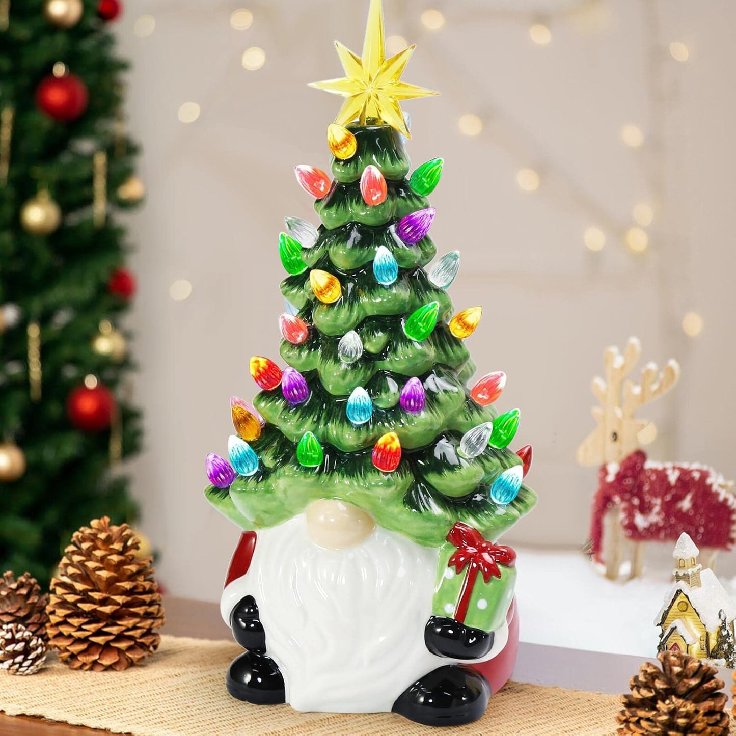 🔥HOT SALE 50% OFF🎄DIY Lighted Gnome Tree - Best Gift For Family