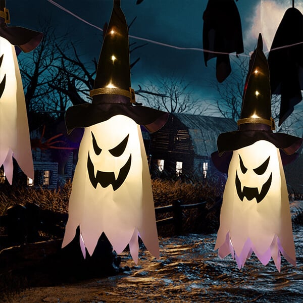 🎃 Halloween Ghost Flashing Light ( 5pcs/Set)👻