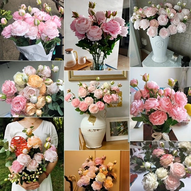 🌸Hot Sale  62% OFF- Artificial Peonies Flowers for Home Decor💐
