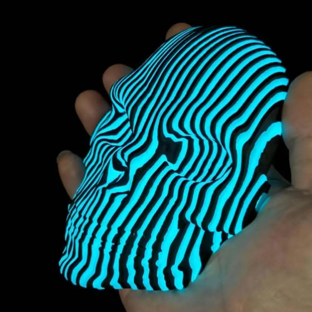🔥3D printed glowing quantum skull🔥