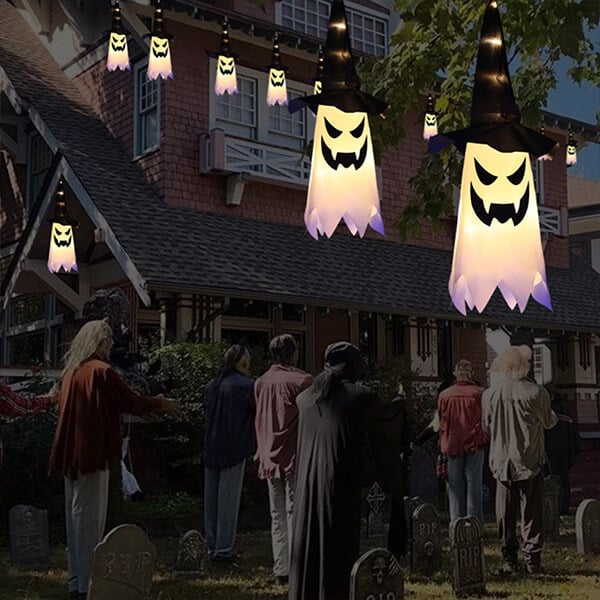 🎃 Halloween Ghost Flashing Light ( 5pcs/Set)👻