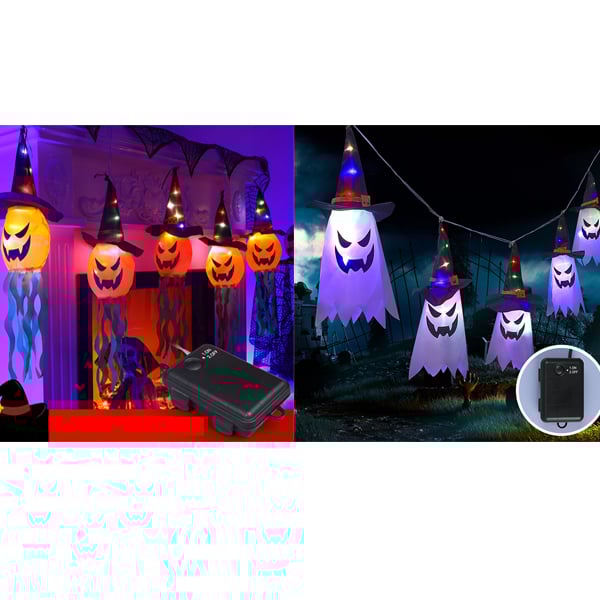 🎃 Halloween Ghost Flashing Light ( 5pcs/Set)👻