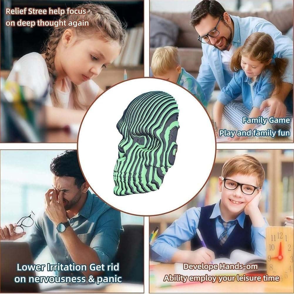 🔥3D printed glowing quantum skull🔥