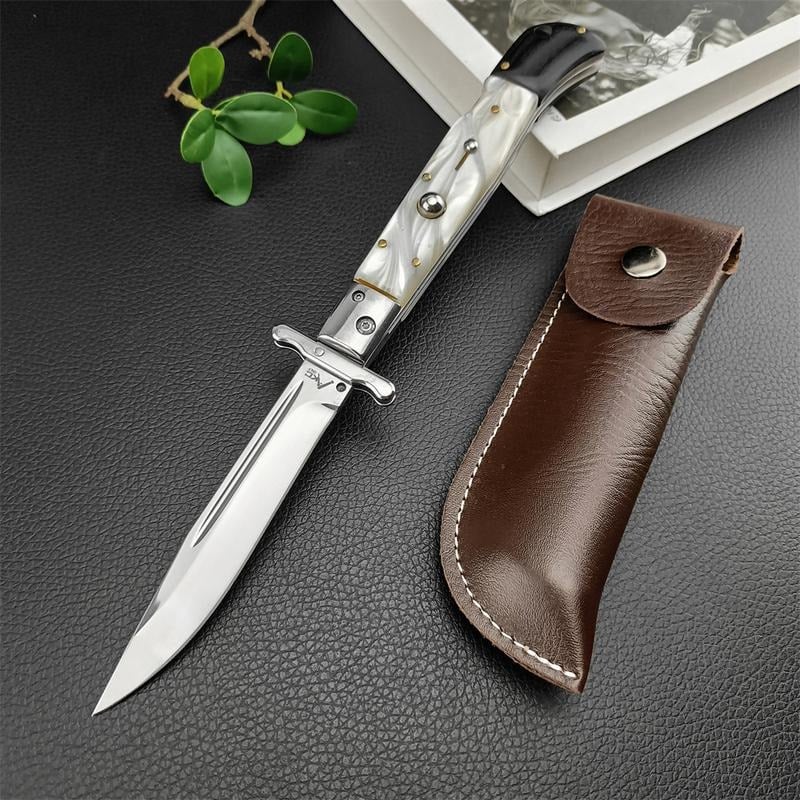 ⚡Last Day 70% OFF丨440C Stainless Steel Outdoor Folding Knife 4.1-Inch with Durable Shell Resin Handle