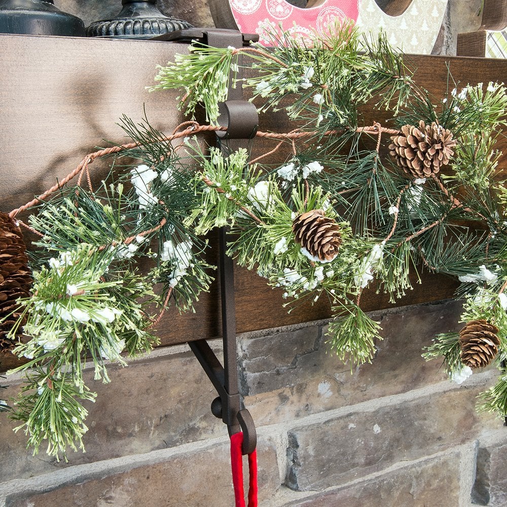 🎅Early Christmas SALE: 50% OFF✨ Fireplace Stocking and Garland Hanger