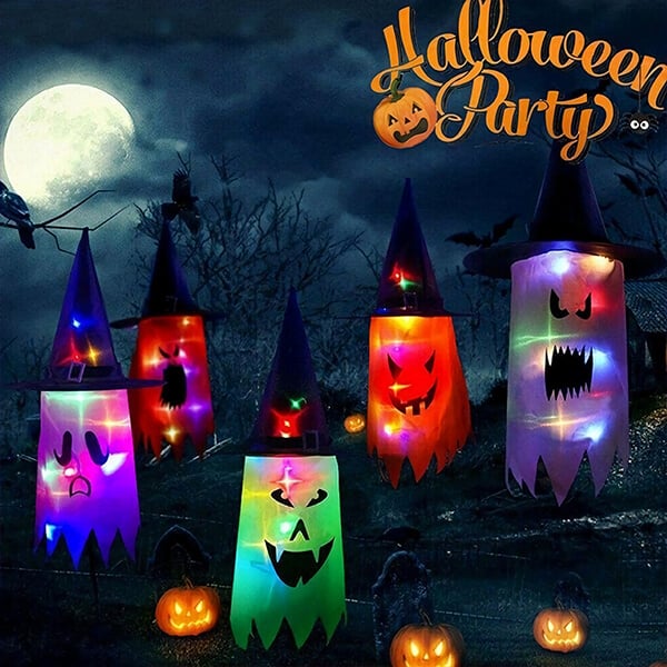 🎃 Halloween Ghost Flashing Light ( 5pcs/Set)👻