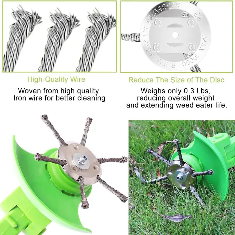 🔥Hot sale🔥Universal Steel Wire Trimmer Head 👨‍🌾