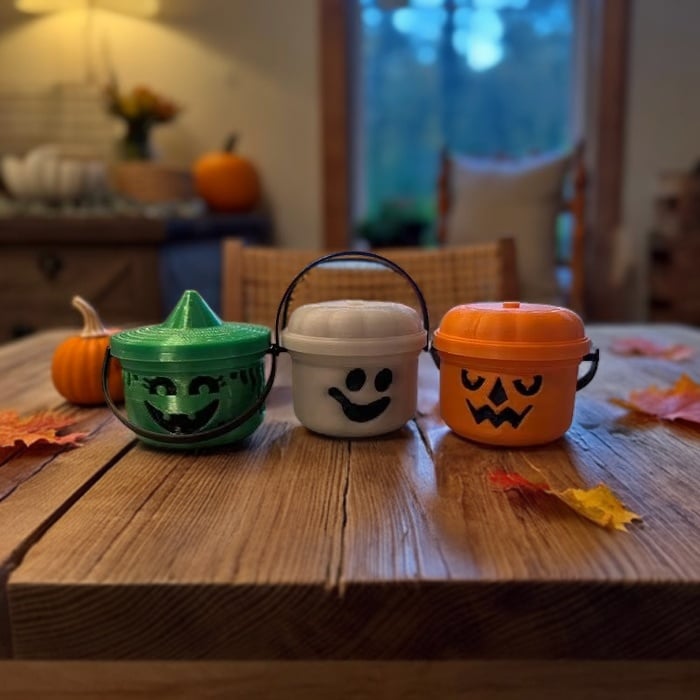 🔥LAST DAY 49% OFF- Spooky Mini Boo Bucket Figurines