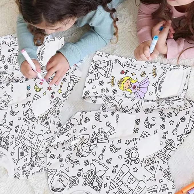 🖌️🎨Kids Coloring Pajamas Set