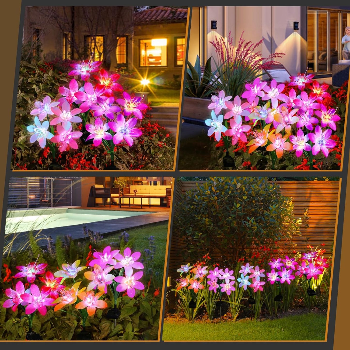 🔥Hot Sale-49% OFF🔥Colorful Gradient Lily Flower Light 🌷