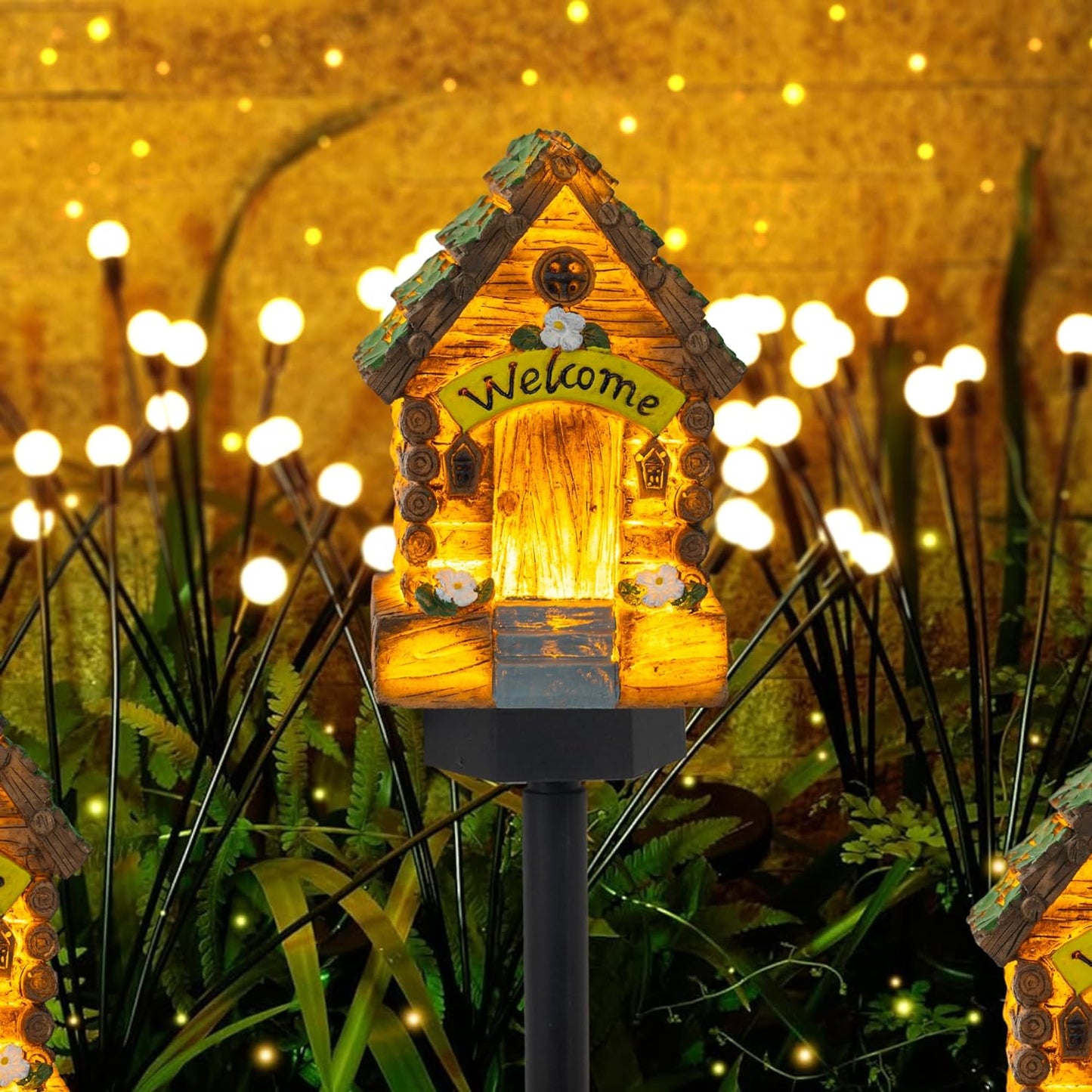 🏠2025 Spring Hot Sale✨Dazzle Bright Solar Mushroom Lights Fairy Garden Lights