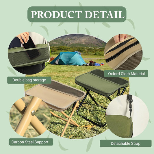 🔥🏕️Portable Foldable Backpack Stool🎒