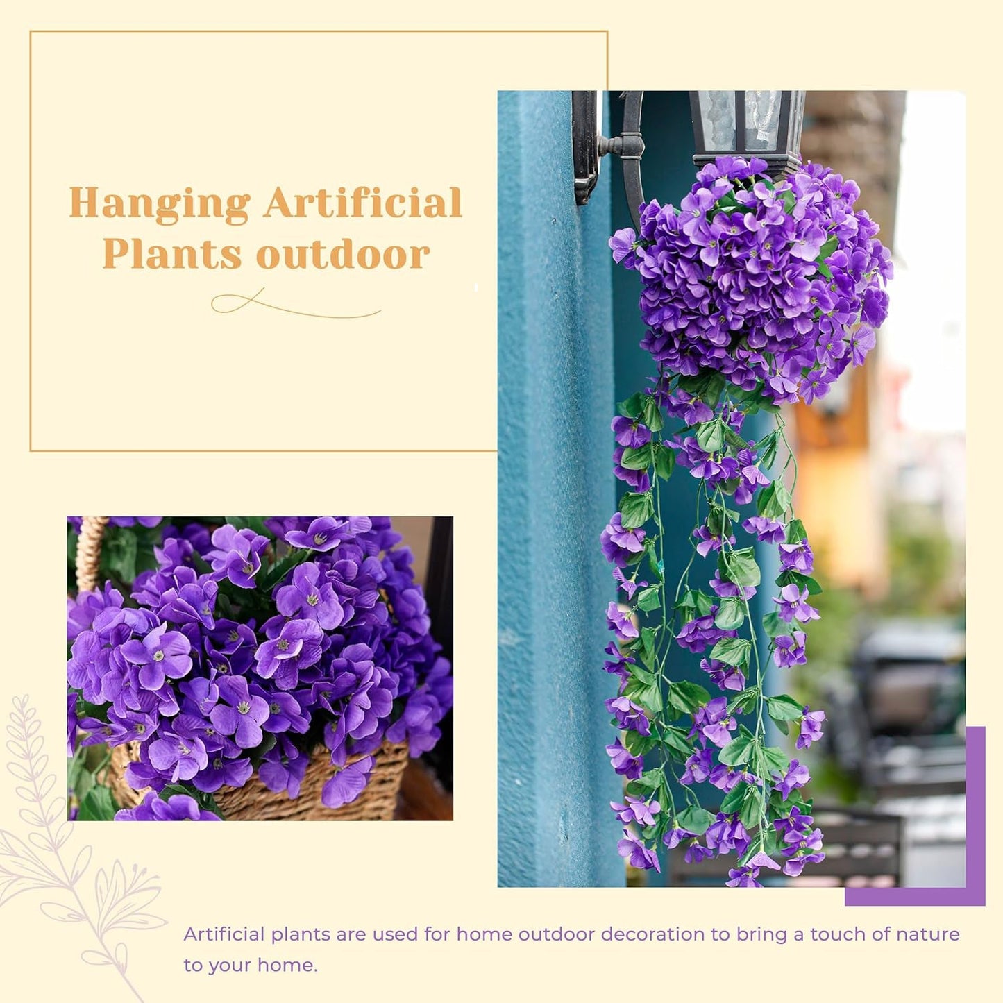 💜Hot Sale 48% OFF-UV Resistant Hanging Orchid Flower Vine🌸